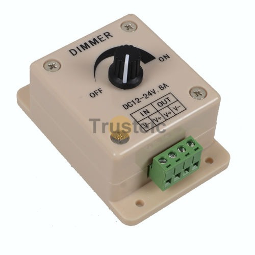 Dc12v/24v 8a Led Interruptor Dimmer Cotroller Para 3528 Y 50