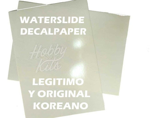 Hoja De Calcomanias Al Agua Waterslide Decal Inkjet O Laser