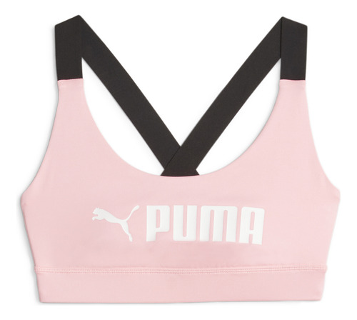 Top Deportivo Mujer Puma Mid Impac Rosa On Sports