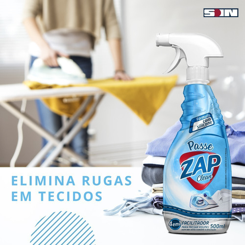 Imagem 2 de 3 de Facilitador De Passar Spray Para Passar Roupa Gatilho+ Refil