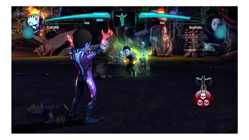 Juego Powerup Heroes con sensor multimedia físico Kinect para Xbox 360