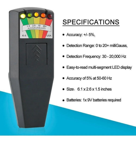 Ghost Meter K2 Emisiones Electromagneticas Y Paranormales