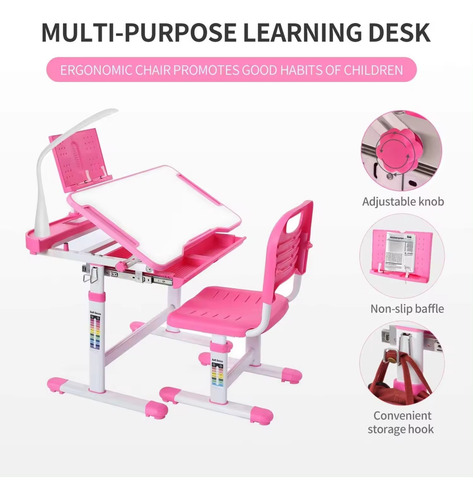 Escritorio De Estudios Reclinable Ajustable Niños / Todokcl