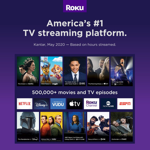 Roku Premiere 3920 estándar 4K negro
