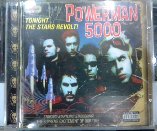 Powerman 5000 Tonight The Stars Revolt Cd Original Usado Qqg