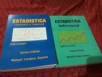 Comprar Libro Estadística Descriptiva E Inferencial 2 Libros Cordova