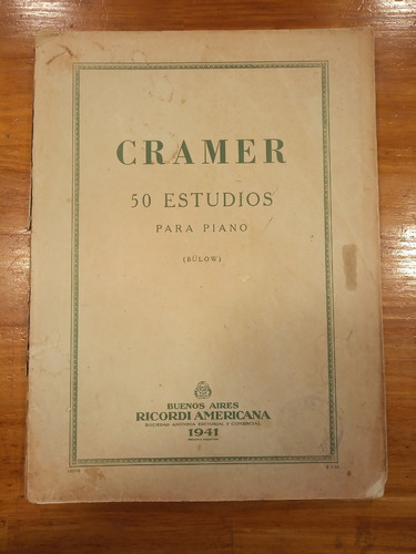 Cramer 50 Estudios Bulow  Partituras