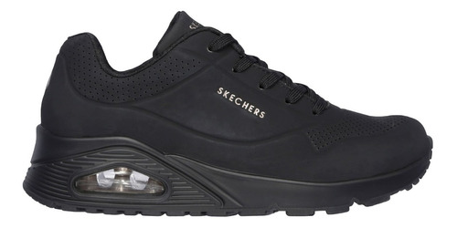 Tenis Skechers Street Uno - Stand On Air Negro Para Mujer