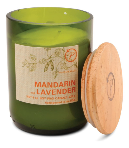 Vela Perfumada 8 Onza Mandarina Lavanda