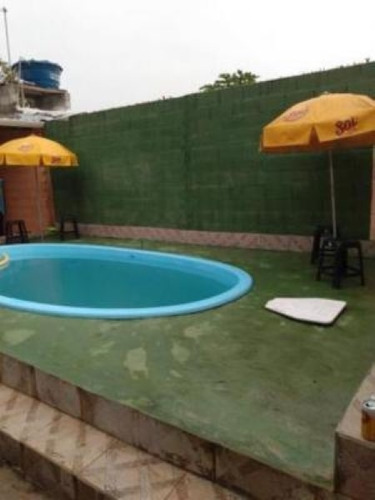 Imagem 3 de 9 de Casa Na Praia Com Piscina E 1 Quarto Em Itanhaém/sp 6730-jc