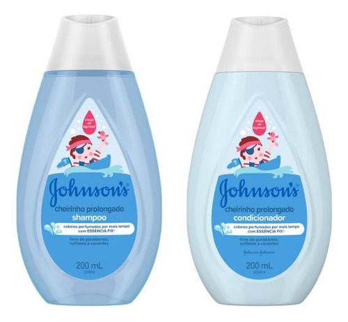 Kit Johnsons Cheirinho Shampoo 20ml + Condicionador 200ml