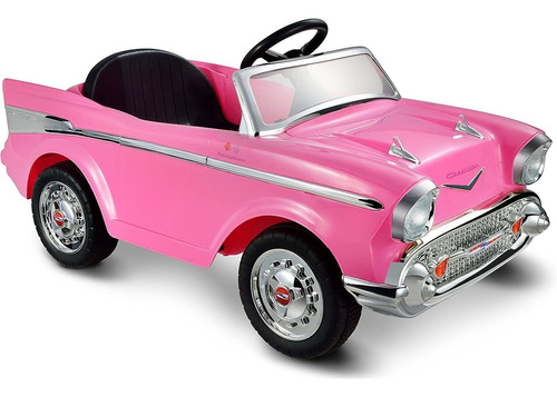 Coche Pequeño Chevy Bel Air De Kid Motorz, 12 V, Color Rosa