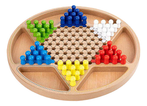 2 En 1 Halma Juego De Mesa Educativo De Damas Chinas Estilo1