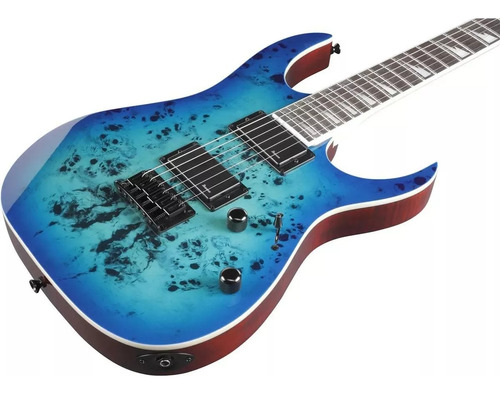 Guitarra Electrica Ibanez Grg221 Aqua Burst