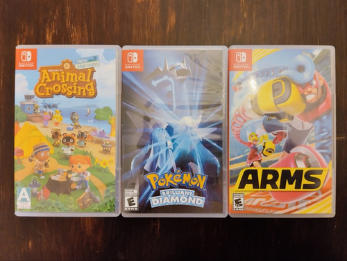 3 Cajas Originales Sin Juegos De Nintendo Switch De Repuesto