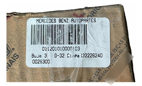 Buje Estriado De 3ra Mercedes Benz 1114 Caja G32 44,45 Mm