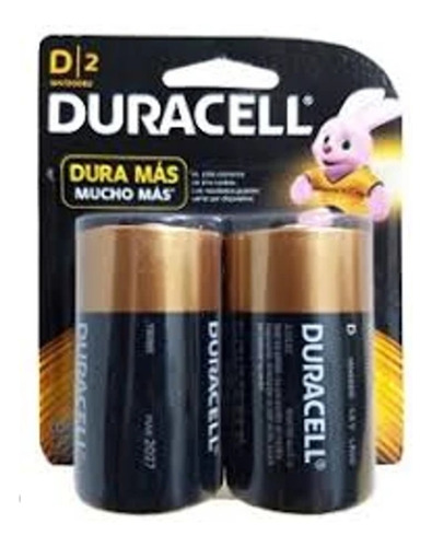 Pilas Alcalinas Duracell D2 1500 Mah X2 Unidades