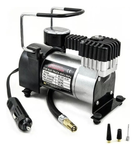 Mini Compressor Ar 12v Automotivo 150 Psi Encher Bola Pneus