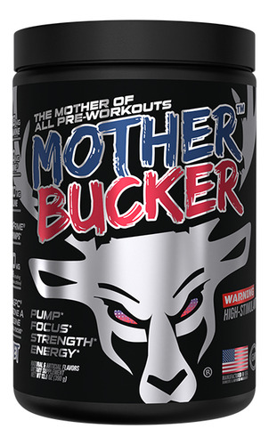 Bucked Up Mother Bucker Pre Entreno High-stimulant 20 Serv Sabor Rocket Pop