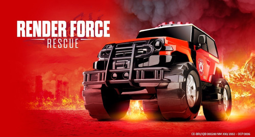 Camioneta Jeep De Bomberos, Juguete - Bender Force