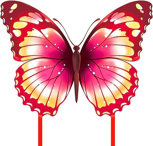 Cometa Mint's Colorful Life Diseño De Mariposa Color Rosa