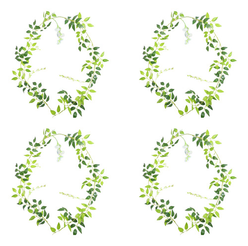 4pzs Guirnalda Wisteria Flores Artificial Decoración Boda