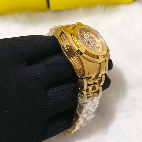 Rel gio Invicta Feminino Angel 90255 Original Banhado A Ouro
