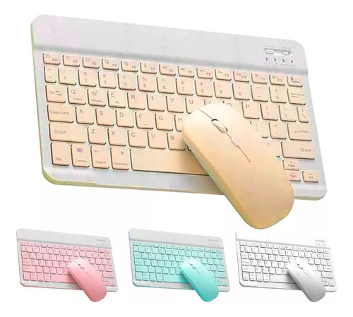 Kit De Teclado Bluetooth Con Ratón Soporte Teléfono/tablet