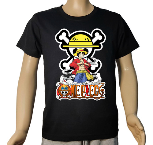 Remera Camiseta One Piece Luffy  Hermosos Diseños Y Colores