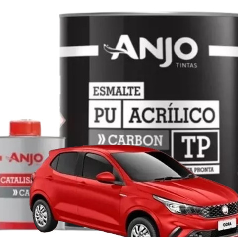Kit Pintura Auto Poliuretánico Pu Rojo Montecarlo 3.6 Lts
