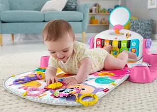 Gimnasio Piano Pataditas Fisher Price Musica Sonidos Y Luces