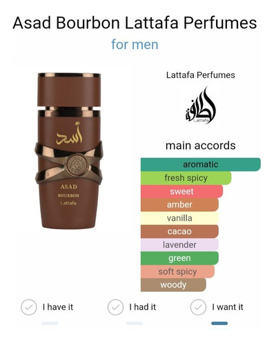 Kit 2 Perfume Árabe 10ml Asad Bourbon E Asad Edp
