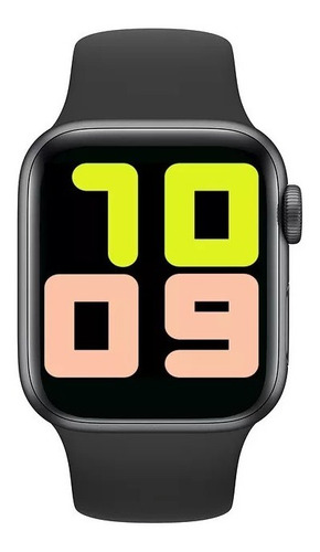Smartwatch Genérica T500 1.54" caja negra, malla negra