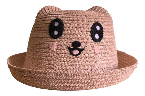 Sombrero De Paja Pavas Con Diseño Para Niños Gorritos
