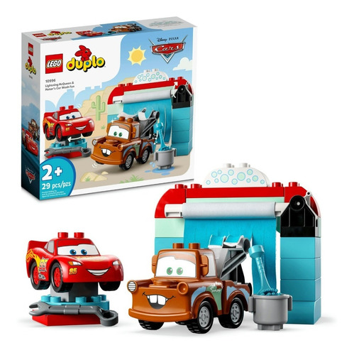 Kit Lego Duplo Diversión Autolavado Rayo Mcqueen+mate 10996 Cantidad de piezas 29