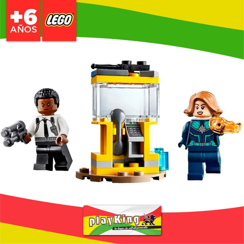 Imagen 2 de 9 de Lego Marvel 30453 Captain Marvel Y Nick Fury Bolsa Playking