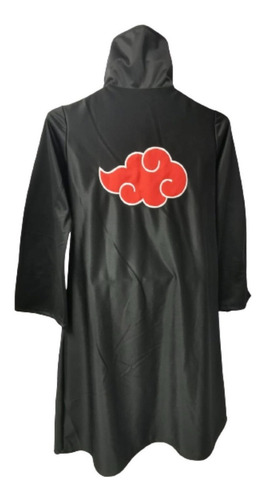 Imagen 10 de 10 de Naruto Cosplay Capa + Anillo + Banda + Collar Clan Akatsuki