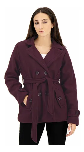 Abrigo Mujer Roosevelt Morado 50104021 Poli ster
