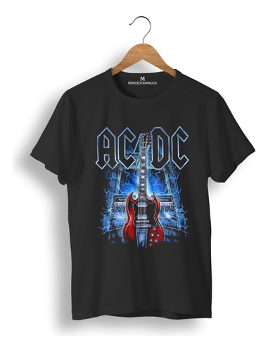 Remera: Ac Dc Guitarra 02 Memoestampados