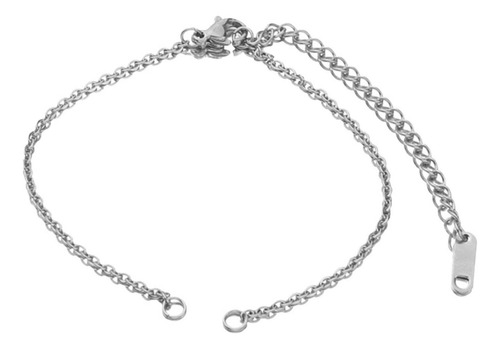 Collar Pulsera Extensor Cadena Acero Inoxidable Cadena Cuba