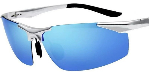 Gafas Sol Polarizadas Media Montura Pesca Deportiva Ciclismo