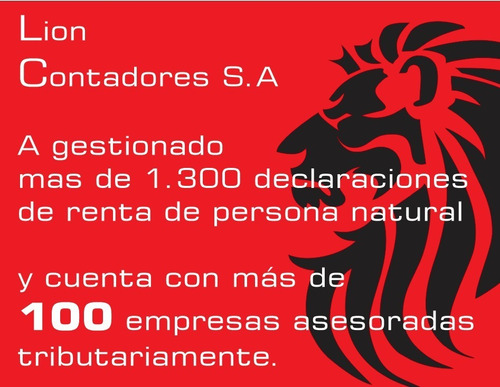 Imagen 3 de 10 de Contador Público En Bogota Para Pymes Lion Contadores S.a