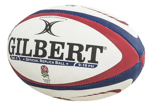 Pelota De Rugby Gilbert Paises Oficial Replica Nº5 Bco/roj