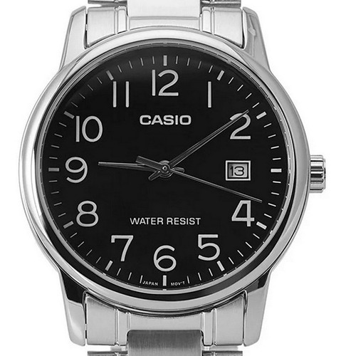 Relógio Casio Masculino Collection Mtp-v002d-1budf Correia Prata