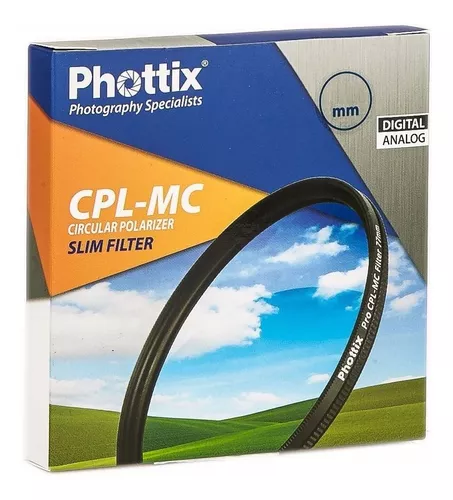 colchón Academia Confusión Filtro Polarizador Circular Phottix Cpl-mc P/ Lente Ø 72mm