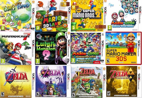 Juegos Digital Nintendo Old New 2ds 3ds Pokemon Mario Otros Mercado Libre