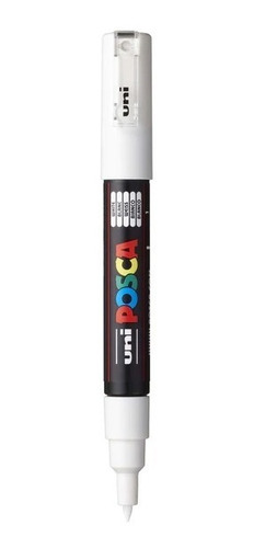 Uni Posca Pc-1m Color Blanco Unidad