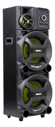 Caixa De Som Amplificada Amvox Pesadão Aca 2201 2200w