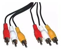 Comprar Cable Audio Video 3x3 Rca A Rca \u002F 5m 5 Metros 3rca A 3rca