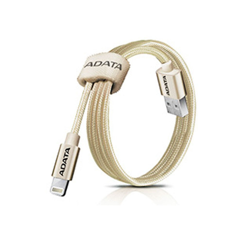 Cable Compatible Lighting Certificado 1m Adata Amfial Dorado